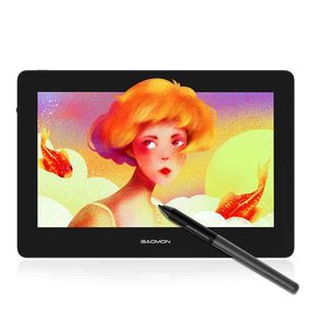 Gaomon PD1320 13.3-inç Dijital Grafik Tablet Monitör Tam Lamine HD 86% NTSC Renk Gamut Ekran Çizim Boyama