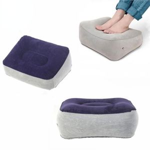 Pillow Useful Inflatable Portable Travel Footrest Plane Train Kids Bed Foot Rest Pad PVC For Massage Car