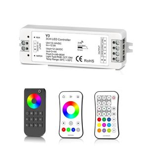 2021 RGB RGBW LED Strip Controller RF 12v 24v 2.4G Wireless RGBW Remote Controller 12 volt 5 Years Warranty