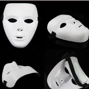 Fabrika Doğrudan Jabbawockeez Dans PVC Saf Beyaz Masquerade Partisi S Cadılar Bayramı Hip-Hop Erkek Maskeleri