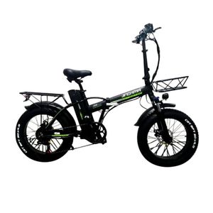 Bicicleta elétrica dobrável de pneu largo de estoque da UE R8 duas rodas-bicicletas elétricas de 20 polegadas de neve inteligente/praia 15h 800W 48V Bicicletas de bicicleta elétrica