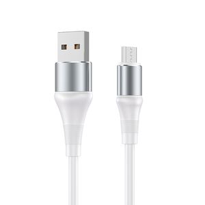 3A USB Kablosu Mikro Kablolar Sıvı Silikon Hızlı Şarj Veri Transferi 1.2 M ile Paket CB-X9