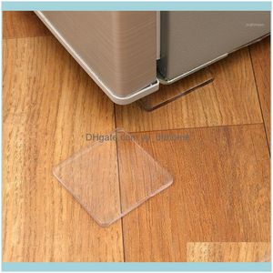 Aessories Bath Home & Garden4Pcs/Set Transparent Pads Anti-Vibration Pad Refrigerator Sile Non-Slip Mats For Washing Hine Bathroom Aessories