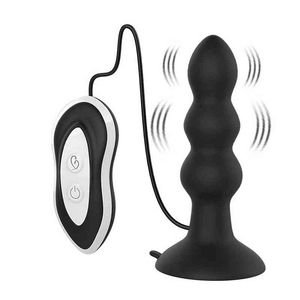 Nxy Sex Products 7 Скорость Вибрационные анальные блокные игрушки для Женщины Силиконовые Простата Массажер Живое Пули Вибратор Силиконовый Взрослый Гей-Products0210