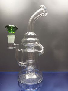 Bong Clear Dab Rig Rig Water Tipe Bubler с перколятора