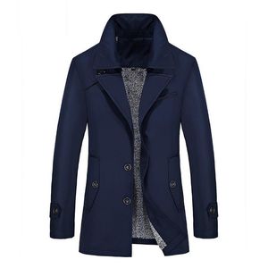 Мужская траншея цепь 2021 зимняя куртка мужская пальто наручной веткой Cappotto Uomo Slim Fit Plus Размер пальто