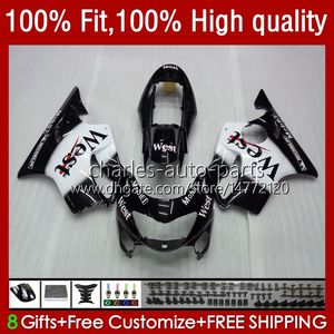 Форма для инъекций для Honda CBR 600F4I 600 F4i FS CC CC 4 I 2004 2005 2006 2007 Body 55NO.99 CBR600F4i CBR600FS 04-07 600CC CBR600 F4i 04 05 06 07 OEM Fairing Black West Kit