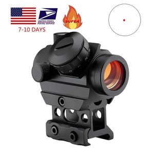 1 x 25mm kırmızı nokta kapsamı 2 moa kompakt kapsamlar refleks görüş mini tüfek manzaraları bir inç yükseltici montaj