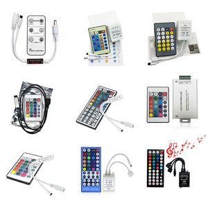 DC12-24V RGBW Controller Dimmer DC5V USB кабель RGB Music Mini IR пульт дистанционного управления для 5050 3528 света радуги