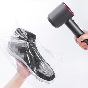 Saklama Torbaları 100 ADET PVC Ayakkabı Çanta Isı Filmi Shrink Sarma Organizatör Perakende Mühür Paketleme Temizle Plastik Polybag Hediye Kozmetik Ambalaj