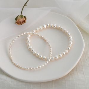 Natural Freshwater Pearl Anklet Elastic Chain Anklet Beach Anklet Bracelet Jewelry Ladies' Fashion