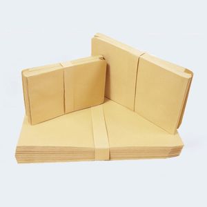 1000 adet / grup Kraft Kağıt Posta Çantası Zarf Saklama Torbaları Mini Zarf Paketleri Kartpostal Ambalaj Çanta Bahçe Ev Toptan