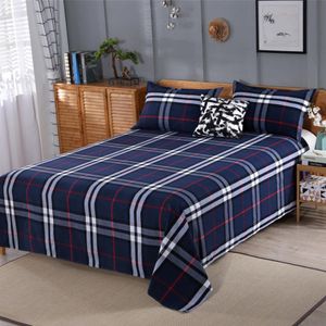 Sıcak Geleneksel Kumaş Yatak Klasik İskoçya Tekstil Çarşaf Çoklu Boyutu Simmons Yatak Yatak Örtüsü Yastık Kılıfı ile F0168 210420
