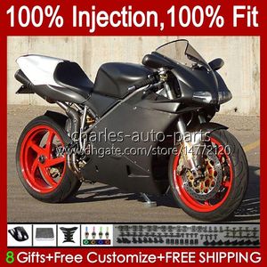 OEM Body For DUCATI 748R 853R 916R 996R 998R 94-02 Matte black 42No.49 748 853 916 996 998 S R 1994 1995 1996 1997 1998 748S 853S 916S 996S 998S 99 00 01 02 Injection Fairing