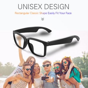 Bluetooth Glasses Touch Control Технология Дизайнерские Очки Руки Бесплатные Солнцезащитные очки Вождение Smart Audio