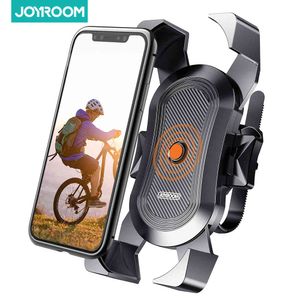 Montagem da motocicleta do Joyroom, guiador da bicicleta do telemóvel da bicicleta do fechamento seguro, compatibl