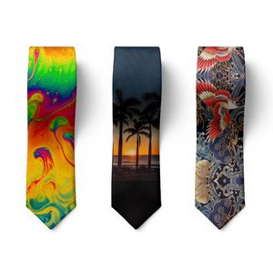 Мужская модная галстук смешной 8 см шириной пляжный дизайнер Hallowmas Персонаж Cravate Men's Party Holiday Gift Подарок повседневные свадебные галстуки Neck Ties