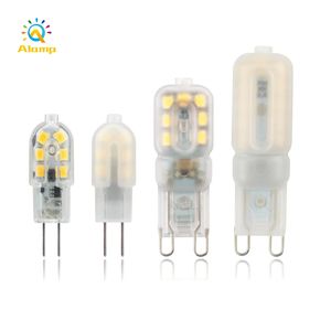 G9 G4 LED Ampul 3W 5W 7W 110V 220V Kısılabilir Mısır Ampuller SMD2835 Avize Aydınlatma için 360 Işın Açısı Spot