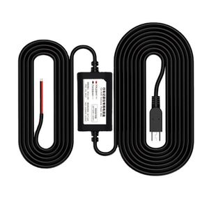 Трансформаторный кабель для автомобильного видеорегистратора Парковка Парточный монитор Провод 12 В до 5В 2.5a Преобразователь Hardwire Mini USB-кабели 3,2 метра Низковольтная защита