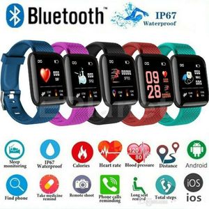 KIMLIK 116PLUS Y68 D20 Bileklik Akıllı Bantlar Bilezik Renkli Ekran Spor Izci Pedometre Kalp Hızı Kan Basıncı Sağlık Monitörü D13