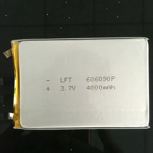 6PCSLOT 3.7V 4AH 606090 полимерная литиевая батарея 4000 мАч Ли-ион для цифрового батареи банка банка таблетка ноутбука