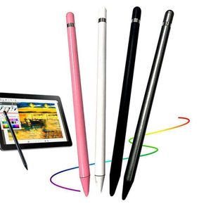 Evrensel Yumuşak Nib Stylus Kalem Kapasitif Dokunmatik Ekran Aktif S Kalem IPhone iPad Tablet için Finger Protect Smart Stylus Kalemi