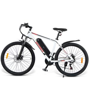 SAMEBIKE Elektrikli Bisiklet SY-26 Dağ Bisiklet Plaj MTB 10AH 350W36V Motor 26 inç Ebike Açık Bisiklete Bisikletler Baş Işığı Ile