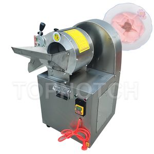 Elektrische kommerzielle Gemüseblattschneidemaschine Apfelschneider Nachahmung manueller Kartoffelhackmaschine