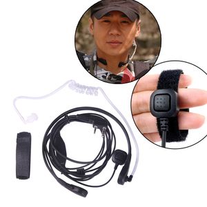 Adequate for UV-5R baofeng 1 pgs 2pin throat ptt hidden microphone sound tube ear phone walkie talkie phone
