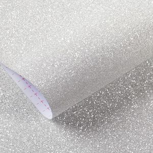 Duvar Kağıtları WOKHOME Glitter PVC Çıkarılabilir Su Geçirmez Kendinden Yapışkanlı Duvar Kağıdı Dekoratif Duvar Çıkartmaları Mobilya Film Paketli Kağıt