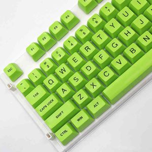 SA Профиль 108 ключей игровых механических двойных цветов впрыска непрозрачный большой шрифт ABS Keycaps клавиатура