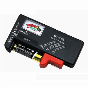 Medidor de teste de verificador de bateria universal AA AAA C D 9 V Verifica o nível de energia de todas as baterias de botão de 1,5 V 9 V Medidores codificados por cores