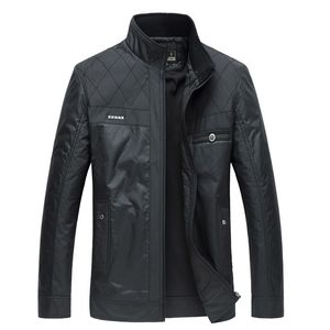 Ön satış erkekler ceket erkek casual slim fit mandalina yaka katı ceketler M-4XL marka erkek moda palto giyim 210518