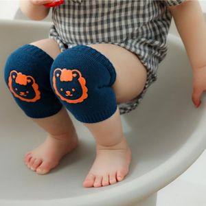 Malha macia meias bebê perna aquecedores criança knoepad protetor não-deslizamento de dispensação de segurança rastejando bem joelheiras padeiras para criança