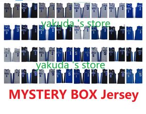 Xmas Gift Mystery Box Dike Blue Devils College Tehersys Баскетбол Джерси №1 Ирвинг CACKY JR 3 JONES 5BARRETT ALLEN Носит 100% Новая Dropshipping