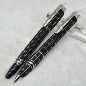 Promosyon - Yüksek kaliteli Siyah Reçine ve Metal tükenmez kalem Tükenmez kalem Dolma kalemler Seri Numarası ile kırtasiye ofis okul malzemeleri