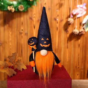 Klassisches Halloween-Partyzubehör, Zwergenpuppe, Geisterfest, Kobold, Rudolph, gesichtslose Puppen, Fensterdekoration