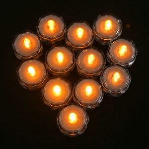 12 pçs / set à prova d 'água LED chá luzes velas flameless bateria operada para festa de casamento cristmas decoração lâmpada de Tealight Dropship D5.0
