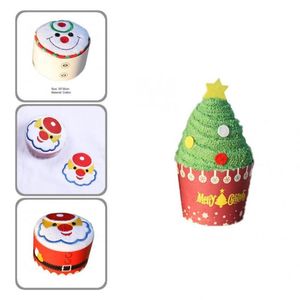 Полотенце износостойкие полезные рождественские торт руки полотенца тонкие шить Санта декоративные для дома