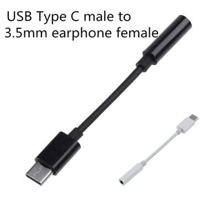 1-5pcs Tipo USB C a 3.5mm Fone de Ouvido Adaptador de Cabo de Fone de Ouvido USB-C a 3.5mm Cabo AUX AUX para Huawei Xioami 6 Samsung