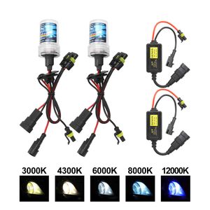 35 W 55 W Mini HID Balast Xenon Far Kiti H1 H3 H7 H11 9005 9006 12 V Oto Far Işık 3000K 4300 K 6000 K 8000K 12000K