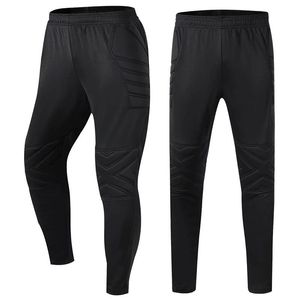Мужские штаны Вратарь Мужские футбольные дышащие спортивные тренировочные брюки Взрослые футбольные губки Защитные