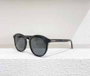 Круглые солнцезащитные очки Dante 0834 блестящий черный серый дым Sonnenbrille Eyeglasses модные аксессуары UV400 защитный глазной ношение глаз с коробкой