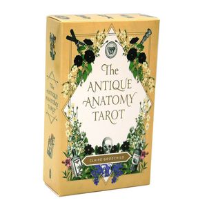78Cards The Antique Anatomy Tarot Cards Deck Full English Oracles Divination Fate Family Party Board Game games individual