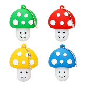 Cogumelo Cartoon USB Flash Drives Disco Pen Drive 4GB 8GB 16GB 32GB 64GB Memory Stick USB2.0 Pingrive Storage Externo