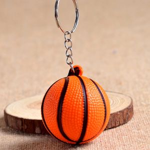 20 Adet / grup Ucuz Basketbol PU Anahtarlık Oyuncaklar, Moda Spor Erkek Anahtar Zincirleri Takı Hediye Erkek ve Kızlar için