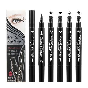 2 In1 Double-headed Eyeliner Stamp Liquid Eyeliner Pencil Waterproof Makeup Stamps Eye liner Pencil Quick Dry Eye Makeup Tools