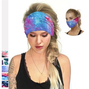 Tie Dye Cycling Yoga Sport Sweat Headband Women Sweatband For Men Women Yoga Hair Bands Head Sweat Bands Sports Safety 620 Z2