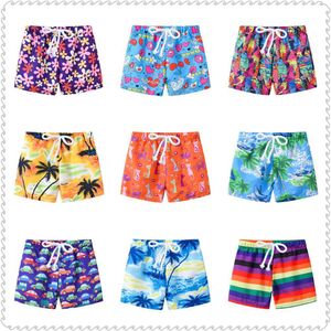 Colorful Children Beach Shorts Pants Summer Baby Boy Coast Pant Soft Casual Seaside Vacation Clothes Girls Panties 2-7 Year 210413