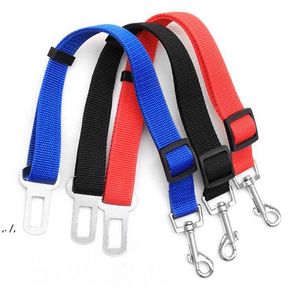 Dog Harness Ajustável Carro De Segurança Pet Cinto Acessórios Acessórios Assento de Restrição Clipe de Viagem de Leash para Cães RRD11287